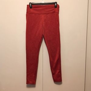 Nanette Lepore Fleece Lined Play Leggings Women's Size M COLOR: Cranberry